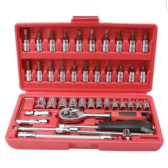 [LOẠI TỐT] Bộ dụng cụ mở bu lông ốc vít, bộ dụng cụ sửa chữa ô tô xe máy, bộ dụng cụ đa năng 46 chi tiết, 40 chi tiết sửa chữa tiện lợi