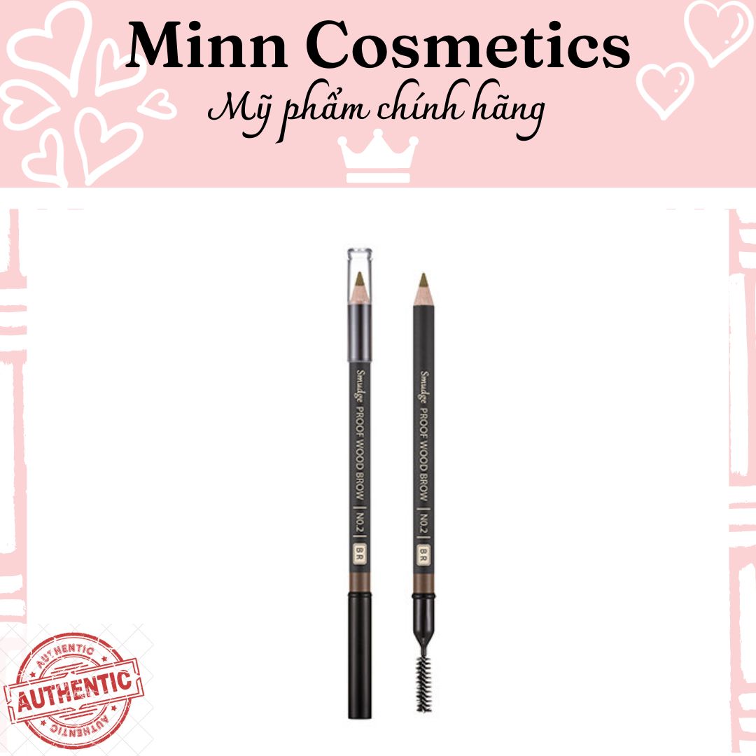 Chì kẻ mày missha smudge proof wood brow
