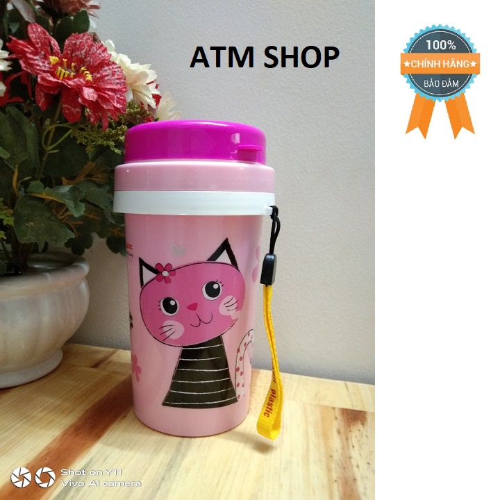 LY GIỮ NHIỆT TÂN LẬP THÀNH 500ML CÓ ỐNG HÚT - LY GIỮ NHIỆT THỜI TRANG