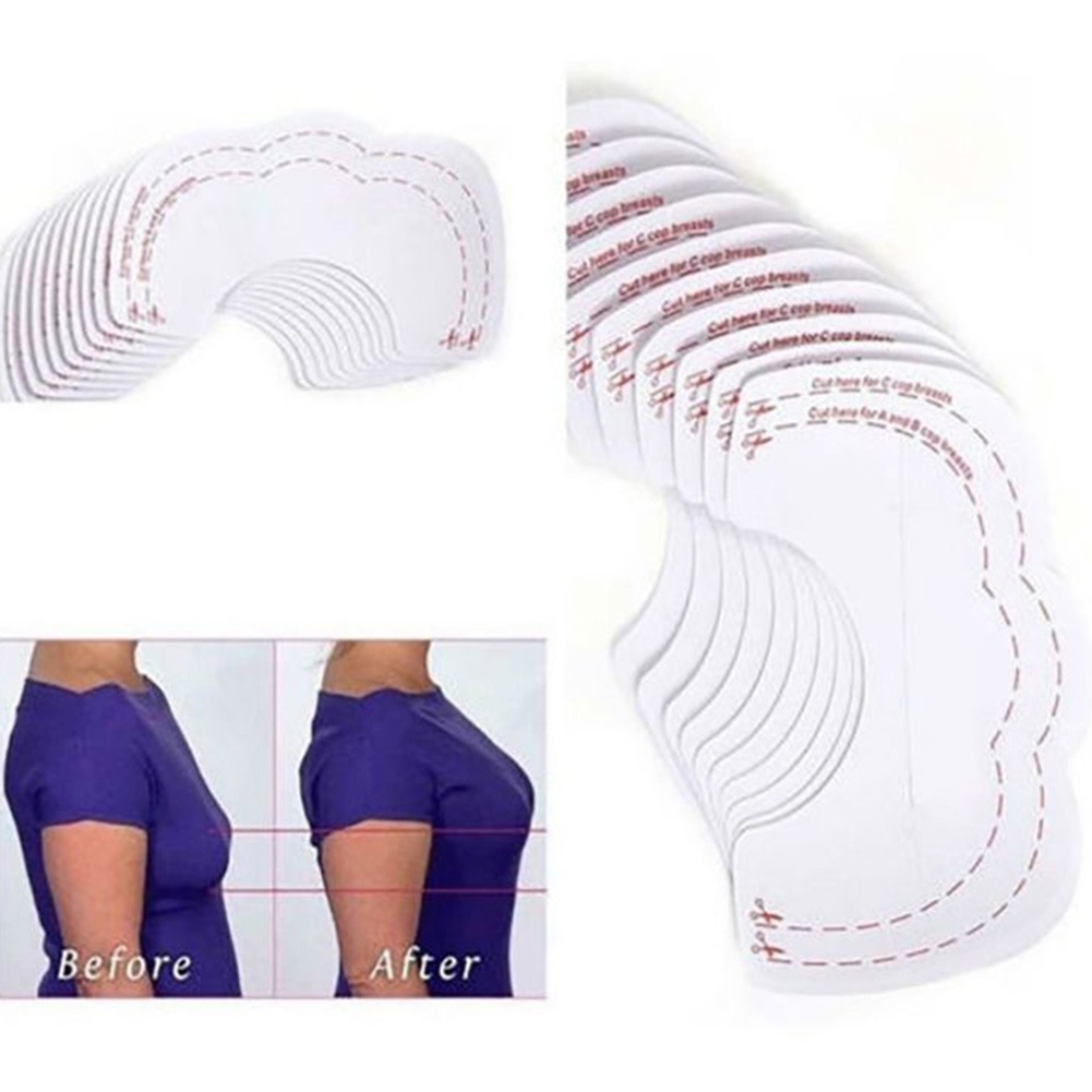 Set 10 miếng dán nâng ngực trong suốt