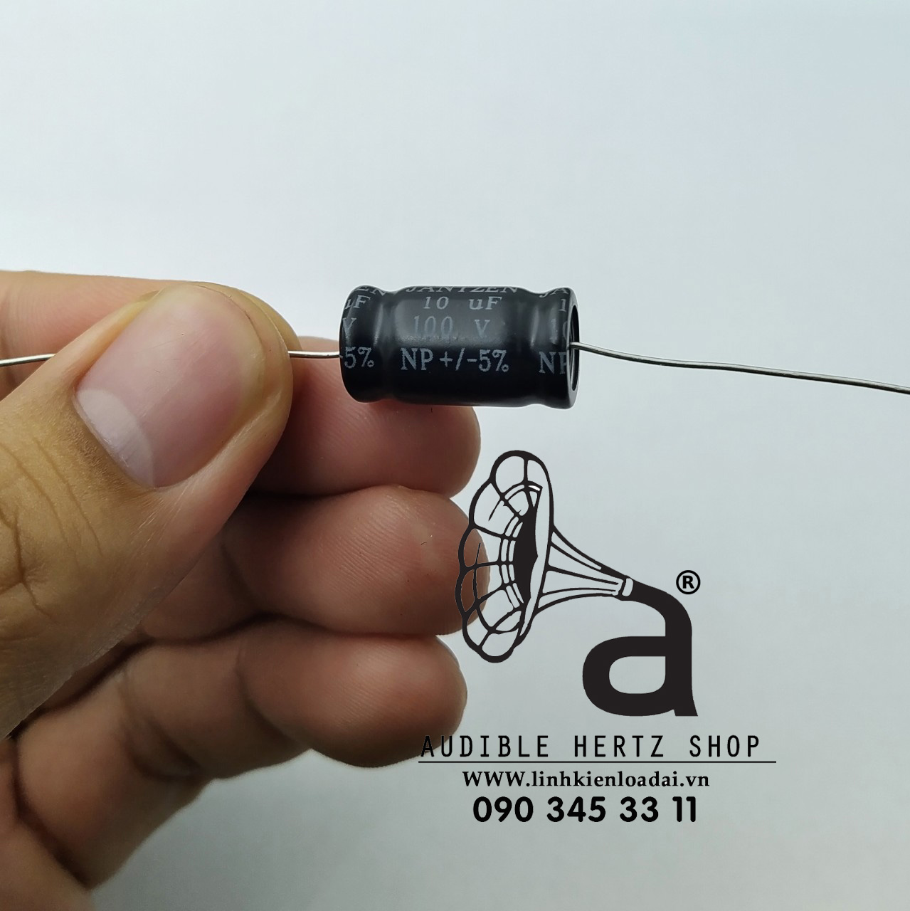 Tụ 10uF 100Vdc Jantzen-Audio Elecap,giá bán theo con