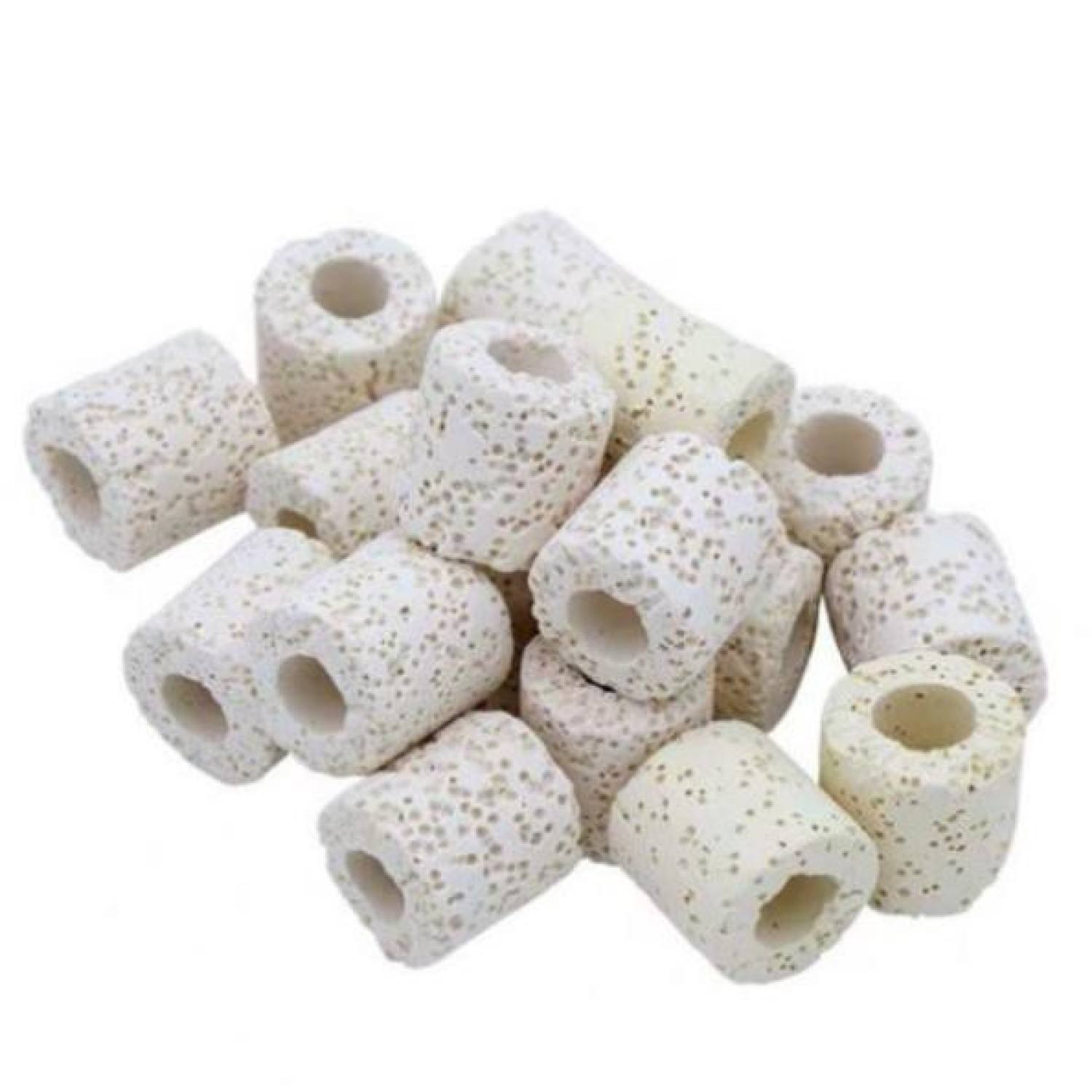 Sứ lỗ lọc nước 100g 500g | Sứ trắng lọc nước cho hồ cá, sứ lọc vi sinh hồ cá
