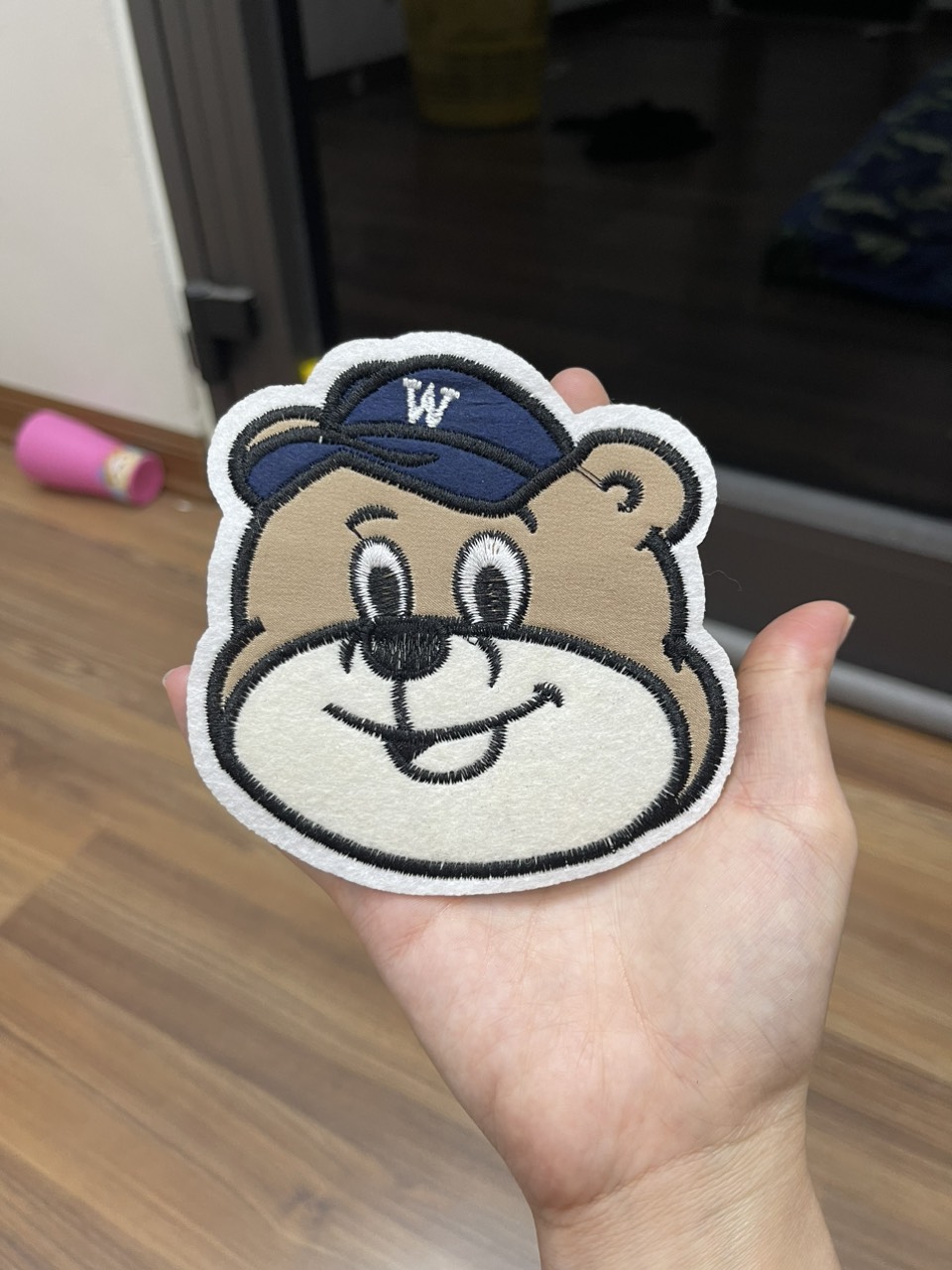 Miếng Sticker Thêu Ủi hình gấu