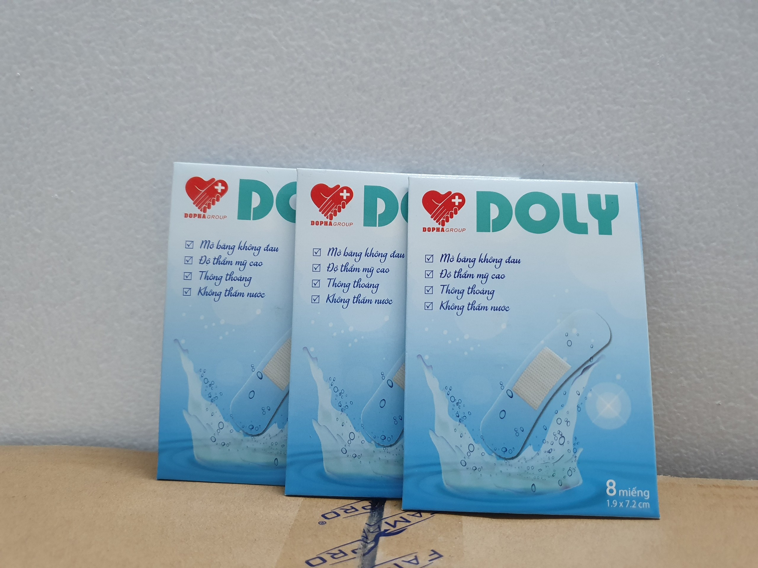 Băng keo cá nhân công nghệ Hàn Quốc DOLY - Không thấm nước