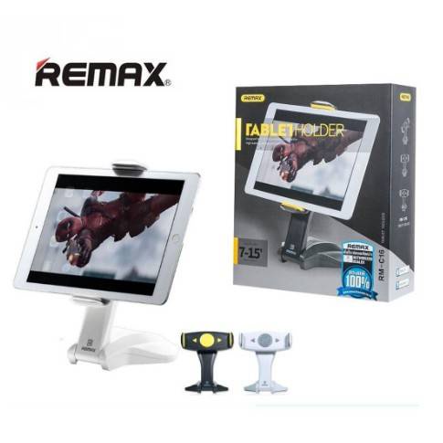 Giá đỡ ipad và máy tính bảng, kẹp ipad và máy tính bảng remax rm-c16 xoay 360 độ, cực kỳ chắc chắn, đa năng, tiện dụng