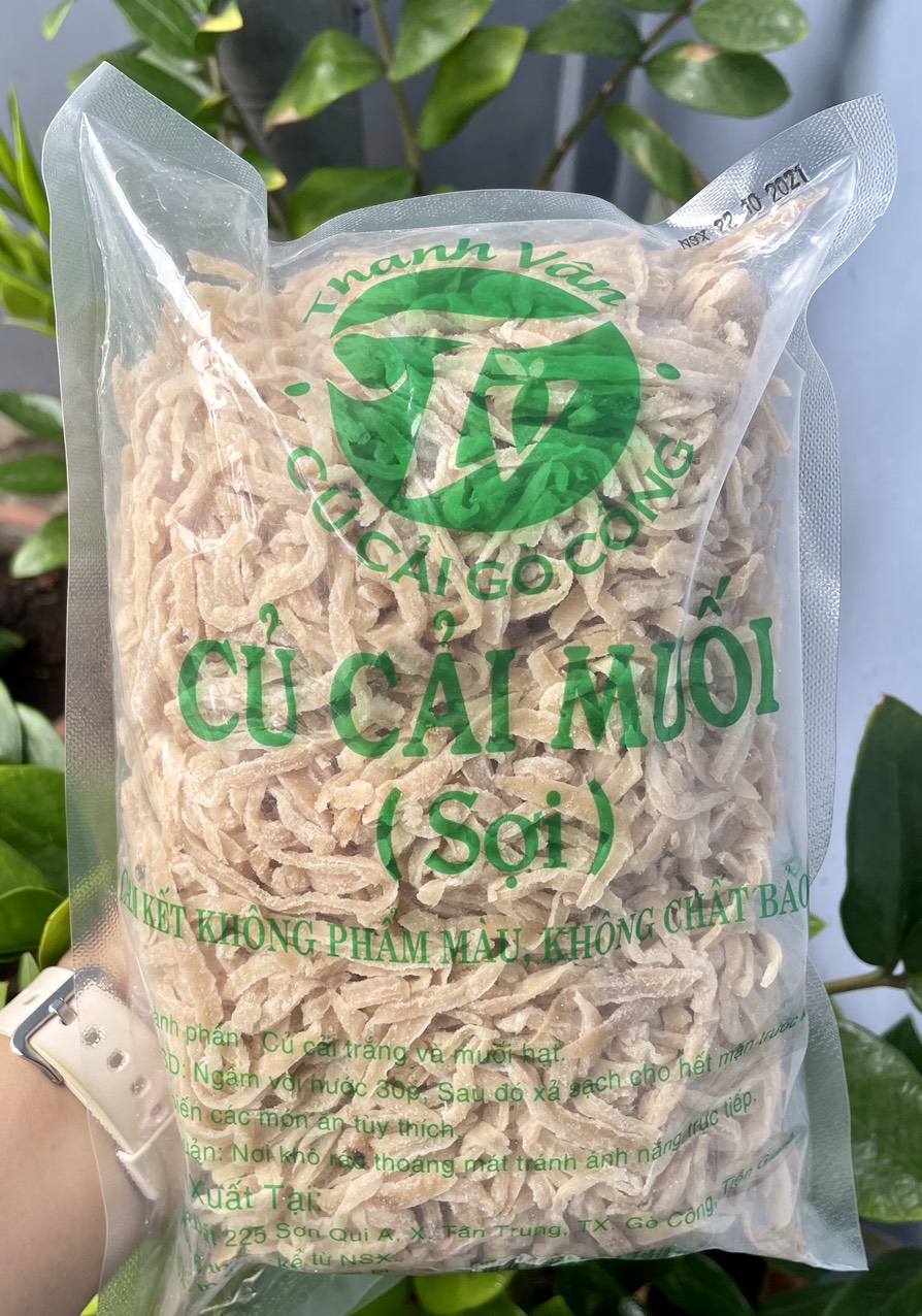 Củ cải muối cắt sợi gò công - 200gr