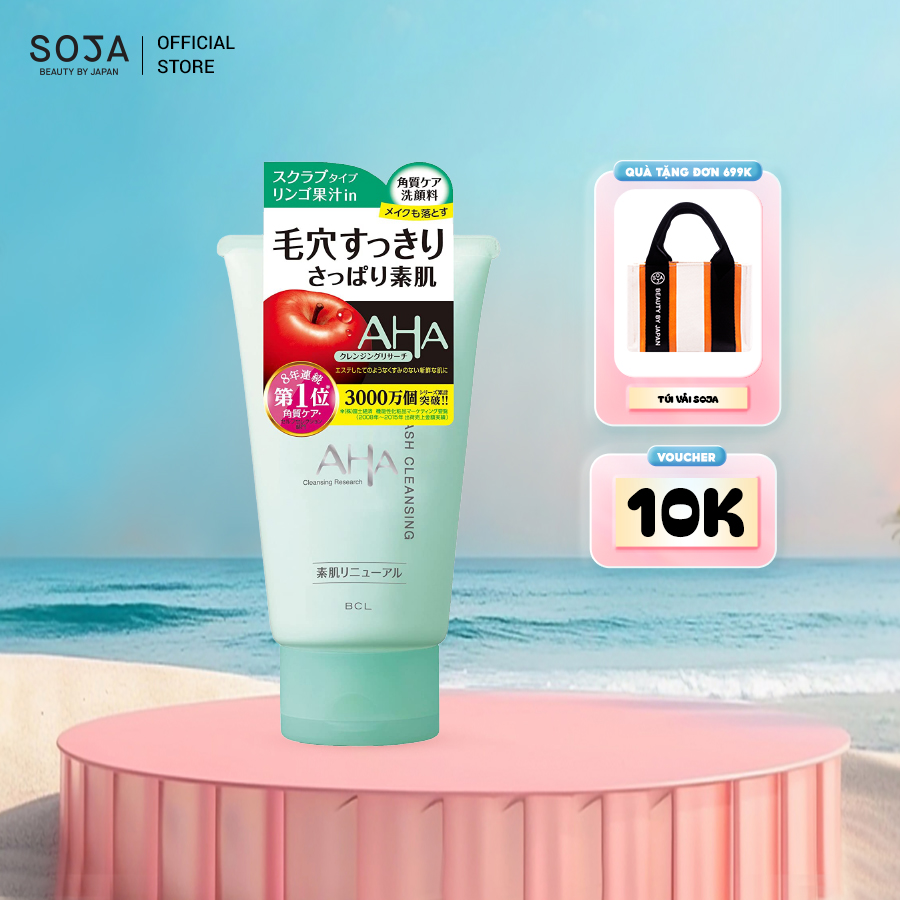 Sữa Rửa Mặt Aha Từ Trái Cây Cleansing Research Wash Cleansing 120g
