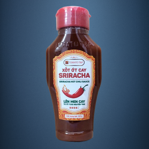 Chai SRIRACHA 220g - XỐT ỚT CAY TOMATO T&P Sriracha Hot Chili Sauce