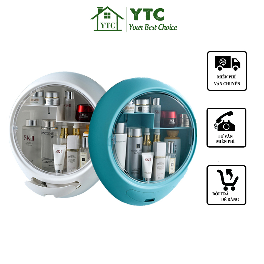 Kệ Mỹ Phẩm YTC Treo Tường Đa Năng, Chống Nước Tiện Lợi