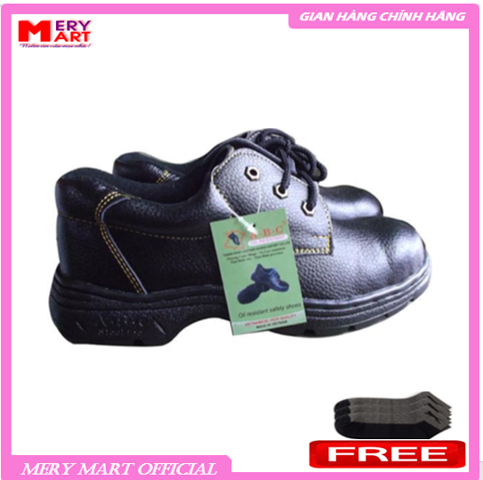 Giầy ABC Mũi Thép Bảo Hộ Lao Động - Tặng Tất Nam Trị Giá 30k