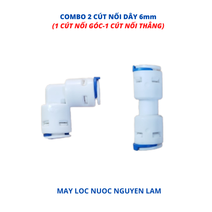 Combo 2 cút nối dây 6mm -