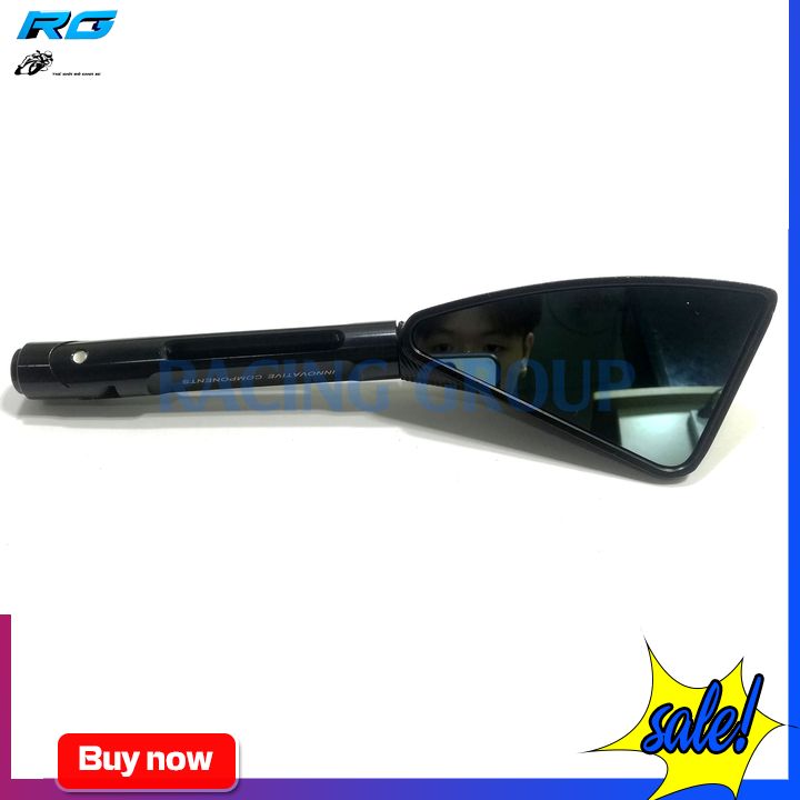 Gương xe máy thời trang đen