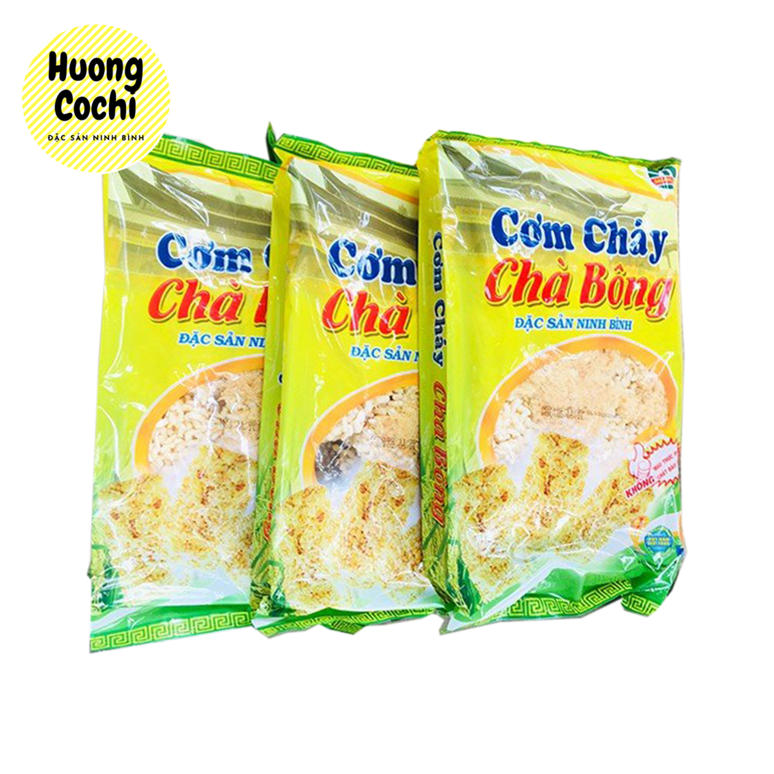 Thùng cơm cháy chà bông 10 gói 195g - Đặc sản Ninh Bình
