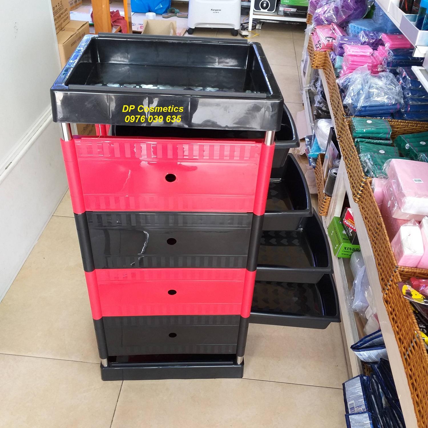 [HCM]Xe đẩy 5 tầng dụng cụ ngành tóc  KMD-039