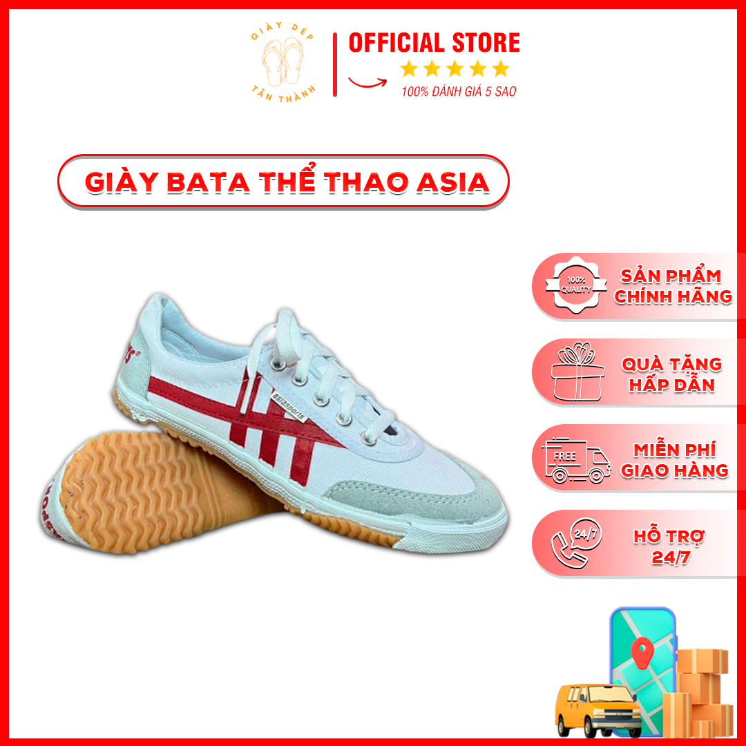 Giày bata asia - giày thể thao tiệm dép tân thành đi học, lao động, đi chơi siêu bền nhẹ