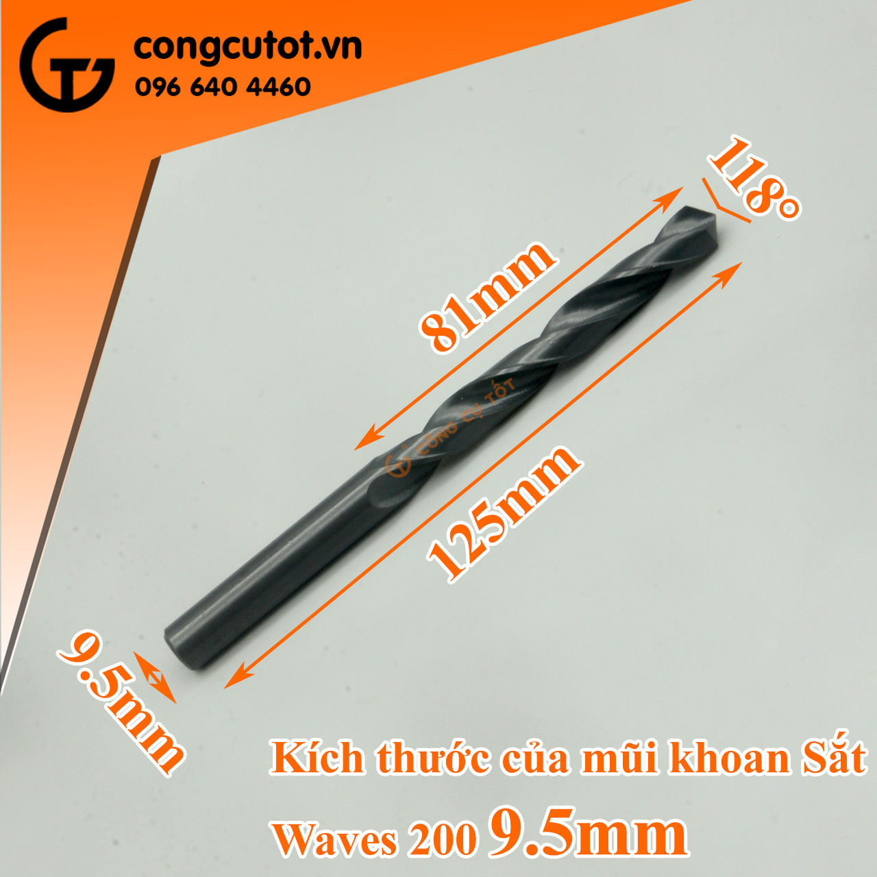 Mũi khoan sắt Wave size tự chọn