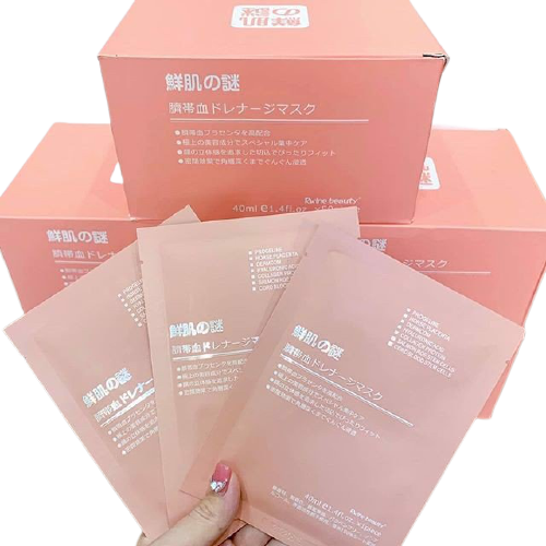 1 miếng mặt nạ nhau thai cừu nhật bản rwine beauty - shop mỹ phẩm hân chi