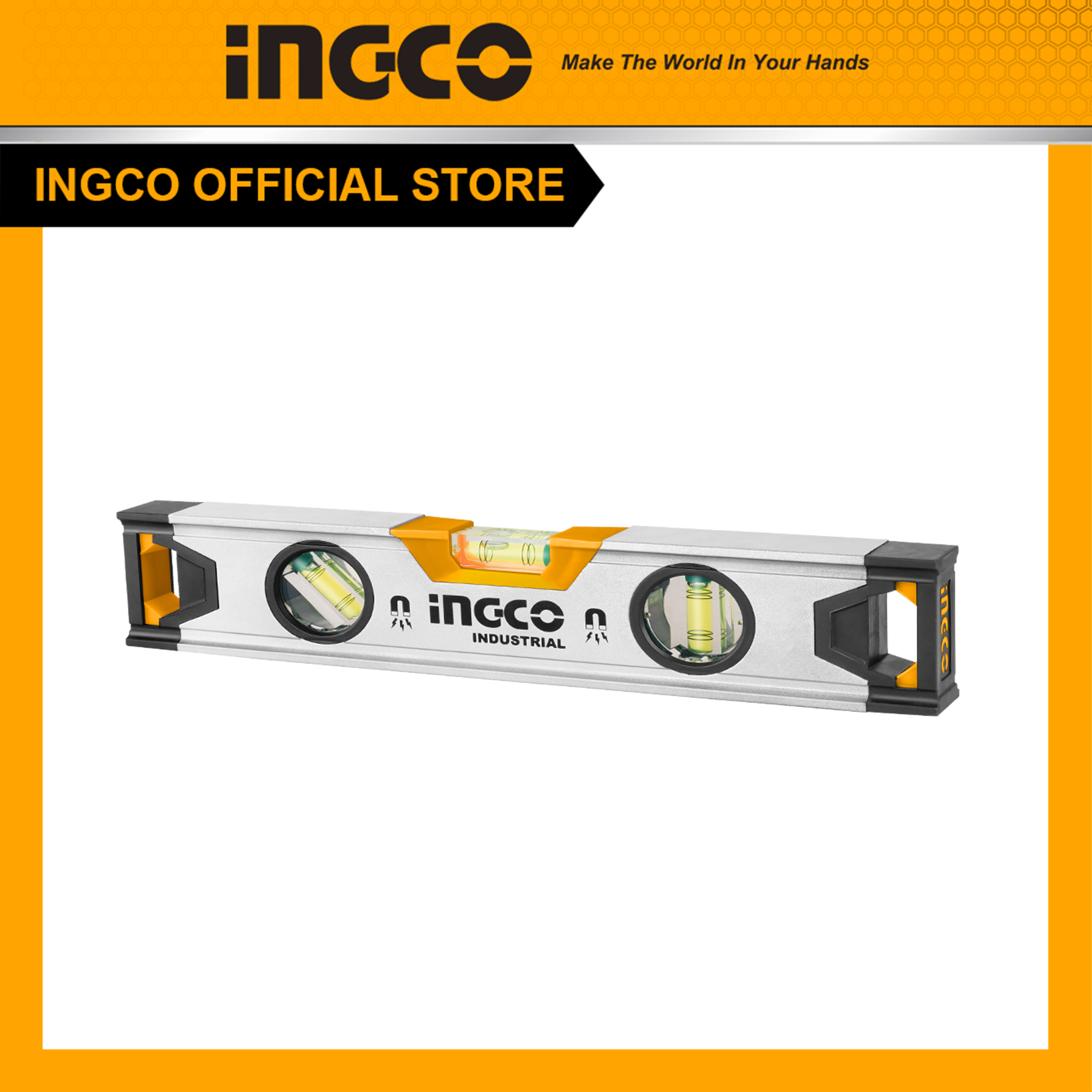 Thước thủy cần bằng có nam châm cao cấp ingco hsl38030m
