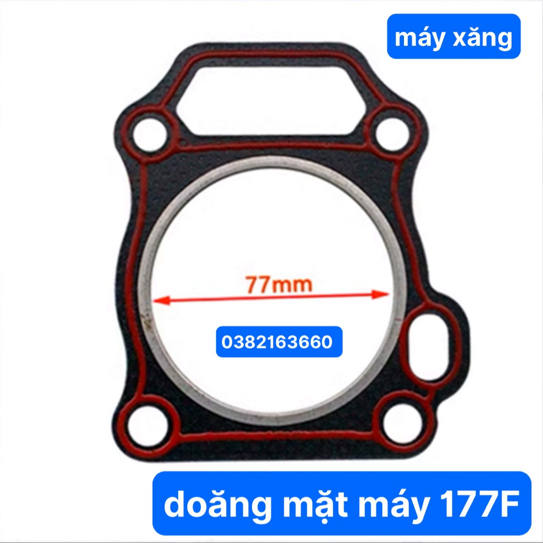 Doăng Ron Mặt Hơi Máy Xăng 177F Gioăng Ron Máy 177 Máy Phát Điện (Kho 7301)