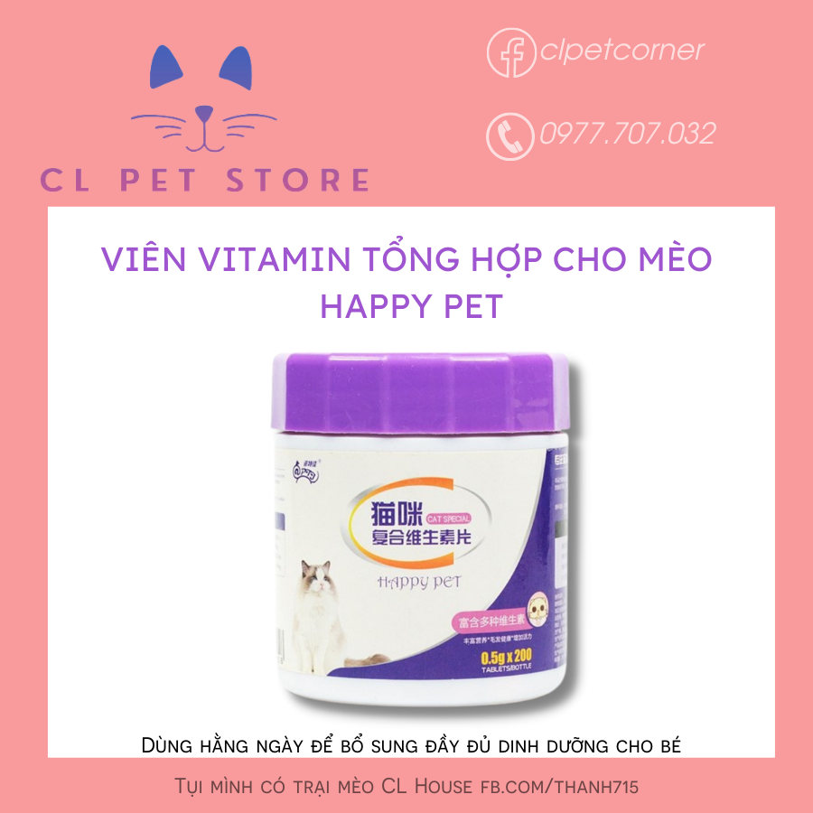 Vitamin tổng hợp cho mèo