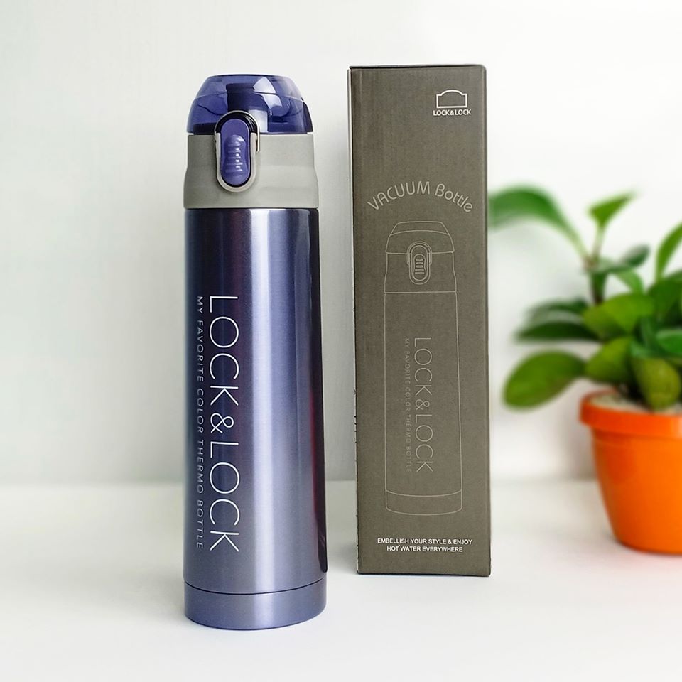 [HCM]Bình giữ nhiệt Lock&lock Vacuum Bottle dung tích 500ml LHC6800FU
