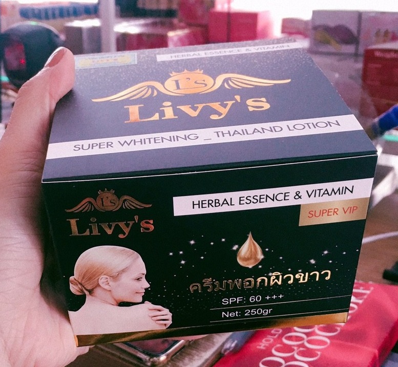 Kem dưỡng trắng body livy thái lan - km