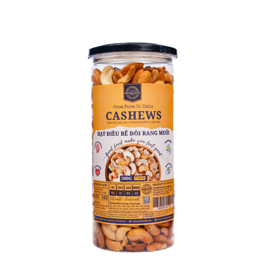 Hạt điều bể đôi - halves cashew the nuts valley