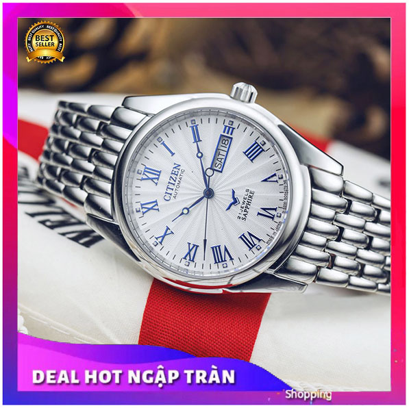 [ VUA ĐỒNG HỒ ] Đồng Hồ Nam Citizen 21 Automatic Cao Cấp + Thẻ Bảo Hành