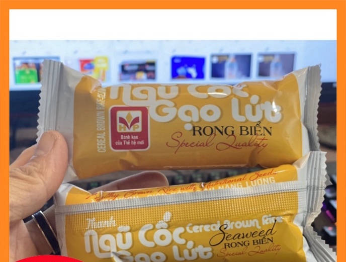 1 Thanh Gạo Lứt Ngũ Cốc Chà Bông Rong Biển Thơm Ngon Ăn Kiêng Giảm Cân