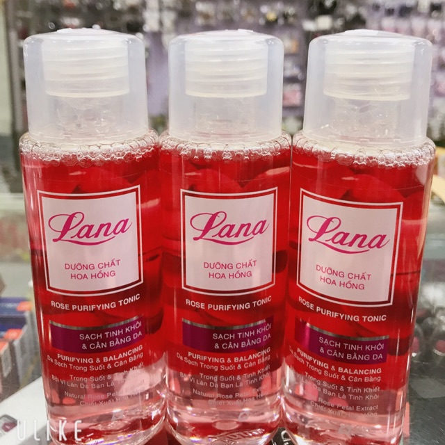 Dưỡng chất hoa hồng lana - nước hoa hồng chai 150ml - ân bằng độ ẩm cho da
