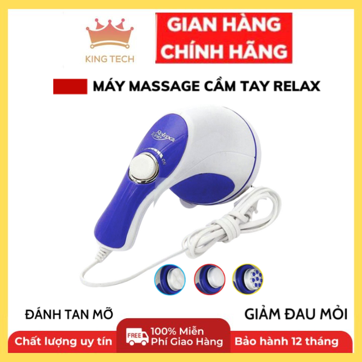 Máy đánh tan mỡ bụng, may mat xa bụng, máy masage cầm tay relax - tone 5 đầu máy massage toàn thân đa chức năng
