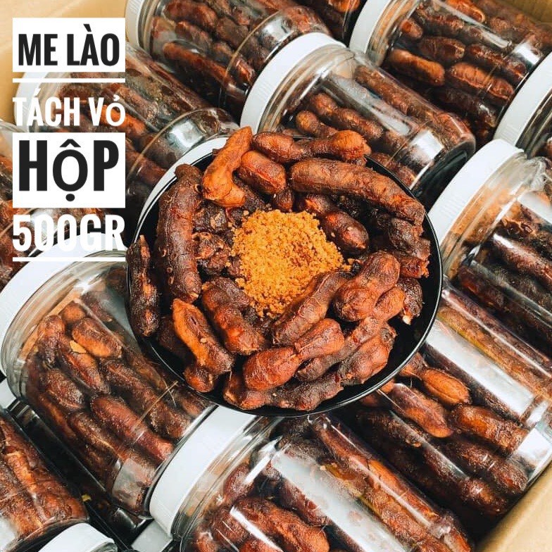 Me Lào sấy kèm muối tôm  500GRAM - Loại 1 không sâu  [FREE SHIP] TỪ ĐƠN 50K, [Loại Đặc Biệt] Hàng ngon nhà làm