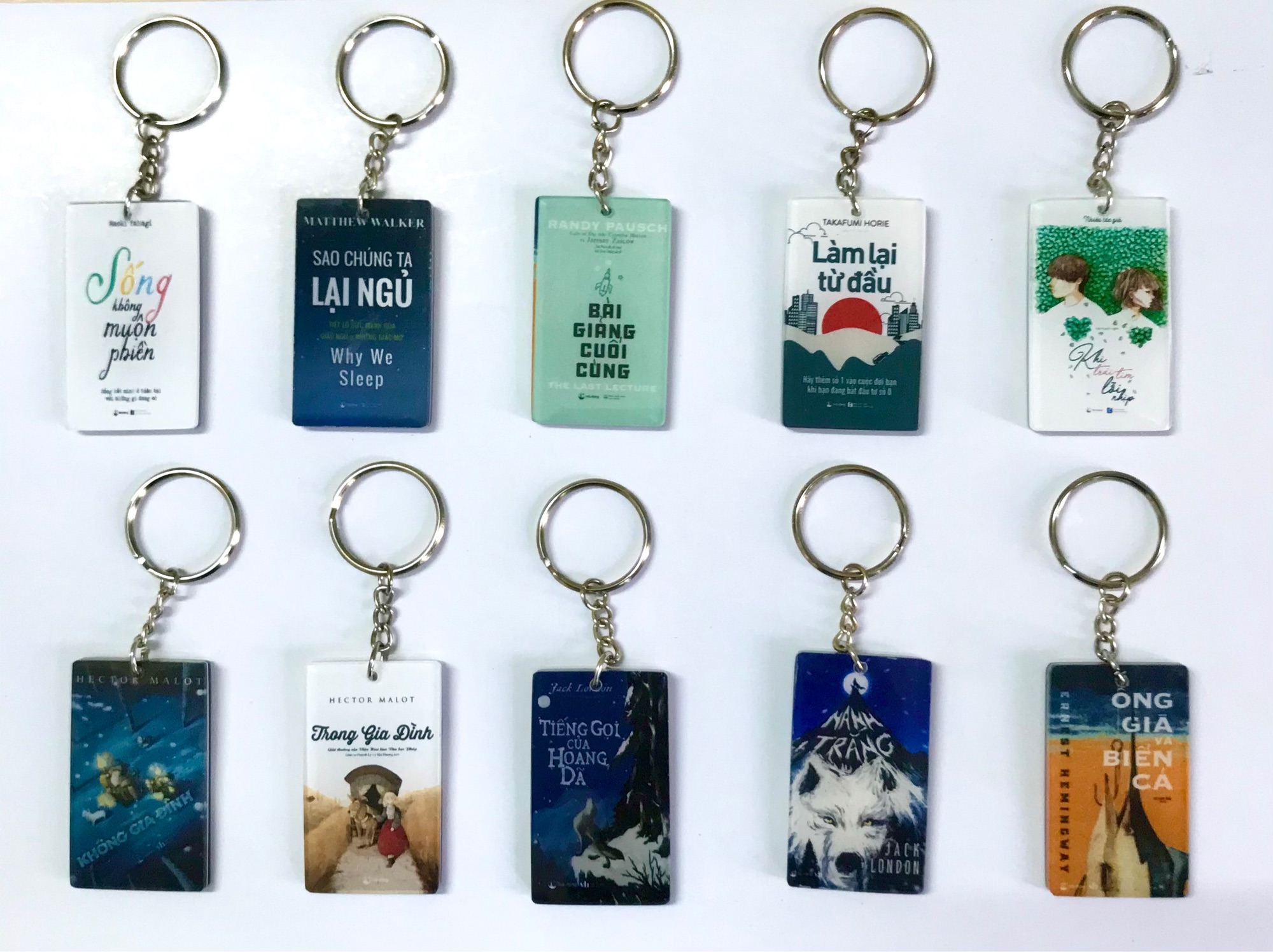 Móc khoá Haidangbooks (Hình bìa sách)