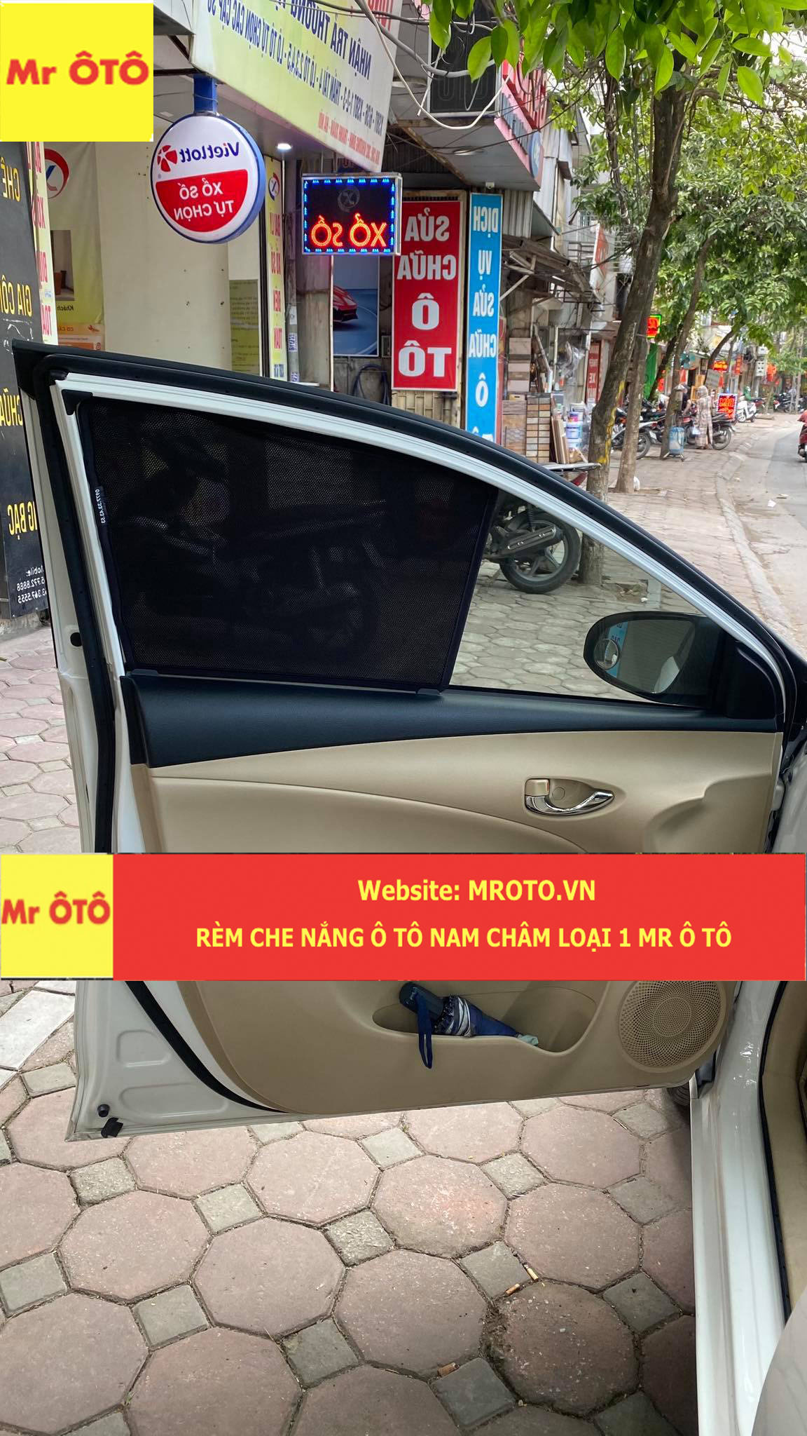 [ GIÁ XƯỞNG] RÈM CHE NẮNG NAM CHÂM CHO XE TOYOTA VIOS 2019-2021 . BẢO HÀNH 2 NĂM TOÀN QUỐC