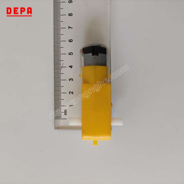Động cơ giảm tốc vàng dc và bánh xe cho xe robot tự hành