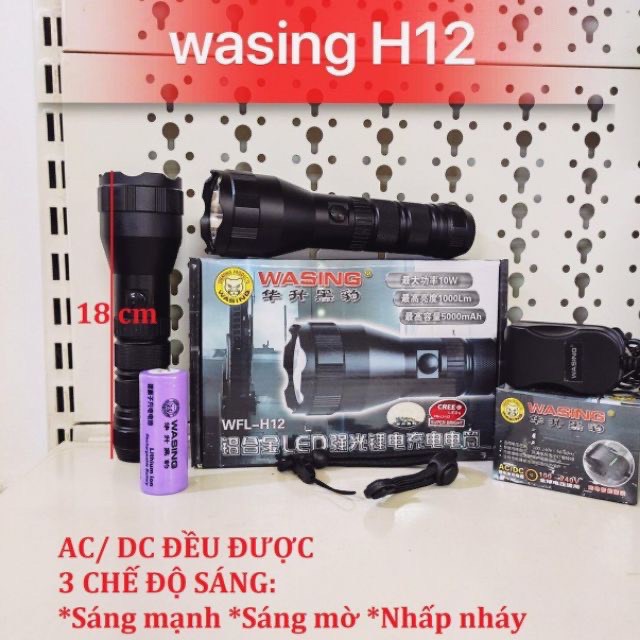 Đèn pin siêu sáng wasing wfl - h12