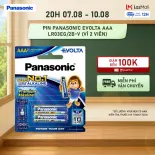 Vỉ 2 viên Pin Panasonic Evolta AAA LR03EG/2B-V – Hàng Chính Hãng