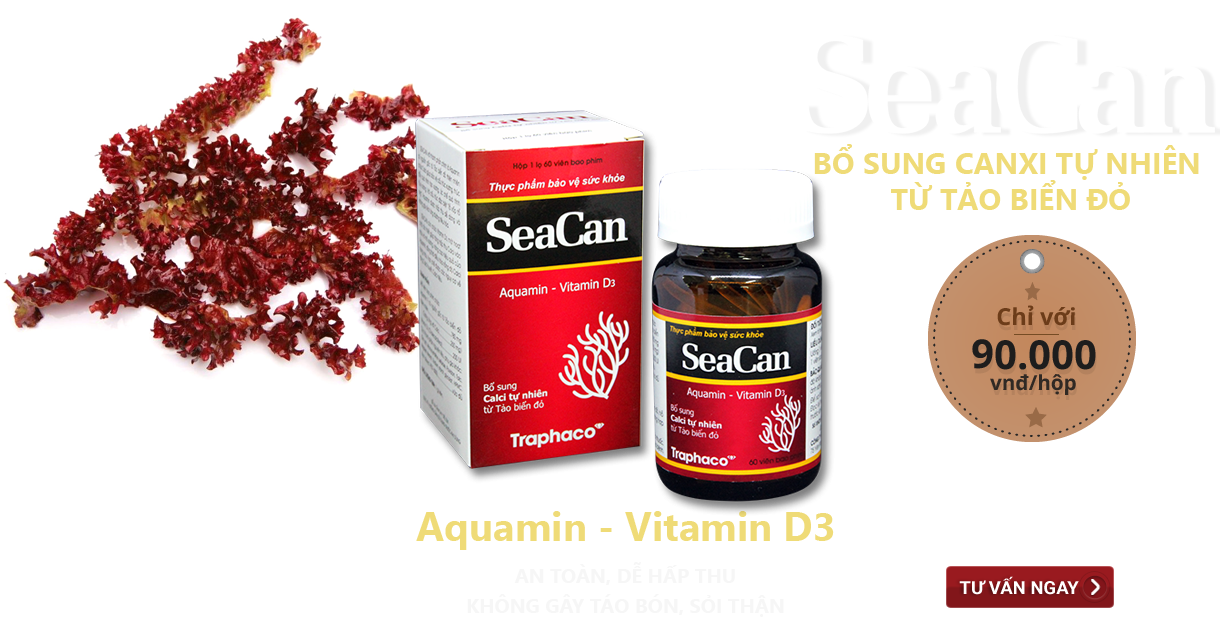 Seacan Canxi tự nhiên từ tảo biển đỏ