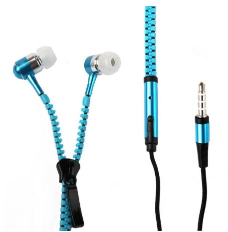 Tai nghe kéo khóa Zipper chống rối dây