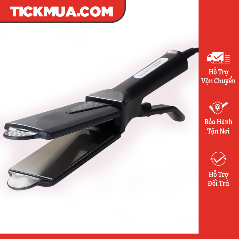 Máy duỗi tóc - Duỗi chỉnh nhiệt bản trung TM008