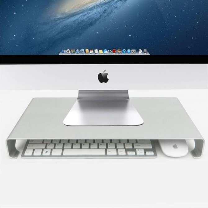 Kệ nhôm nguyên khối cho Imac, Macbook, Laptop, Màn hình máy tính