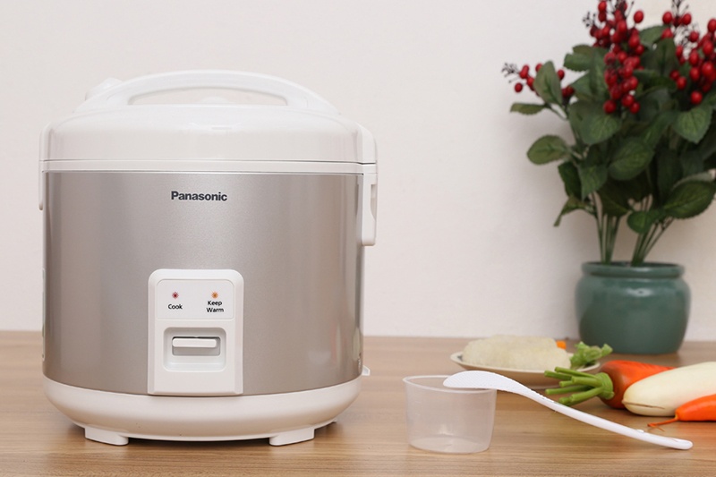 Nồi cơm điện Panasonic 1.8 lít SR-MVN187HRA Trưng Bày Mẫu SX Malaysia Lòng nồi hợp kim nhôm tráng men chống dính bền tốt, dễ vệ sinh.- Bảo Hành 12 tháng