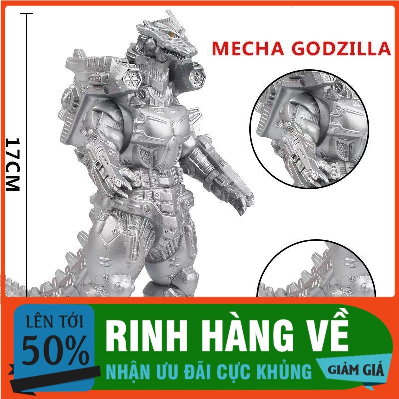 Mô hình Quái vật MechaGodzilla cao 17x20 cm