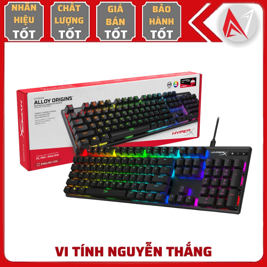 Bàn phím cơ HyperX Alloy Origins Gaming chính hãng