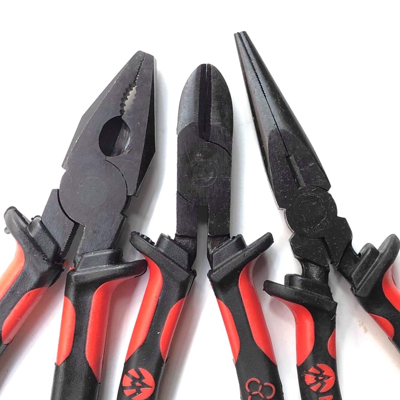 Combo 3 cây kìm (kìm cắt, kìm điện, kìm nhọn) Hà Nội 7inch