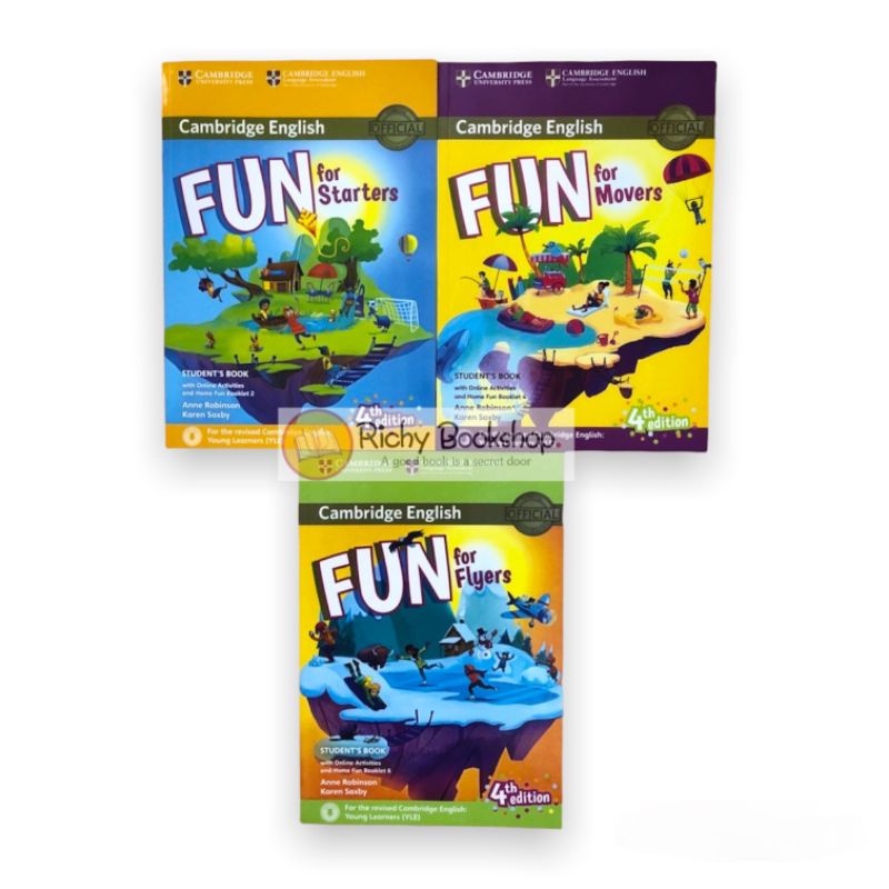 Bộ Fun for Starters - Movers - Flyers bản đẹp Offset