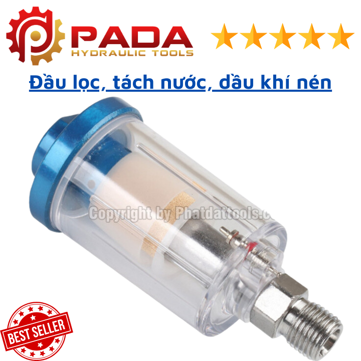 Đầu lọc,tách nước,dầu khí nén mini-Giúp bảo vệ,chống nước vào các thiết bị khí nén.