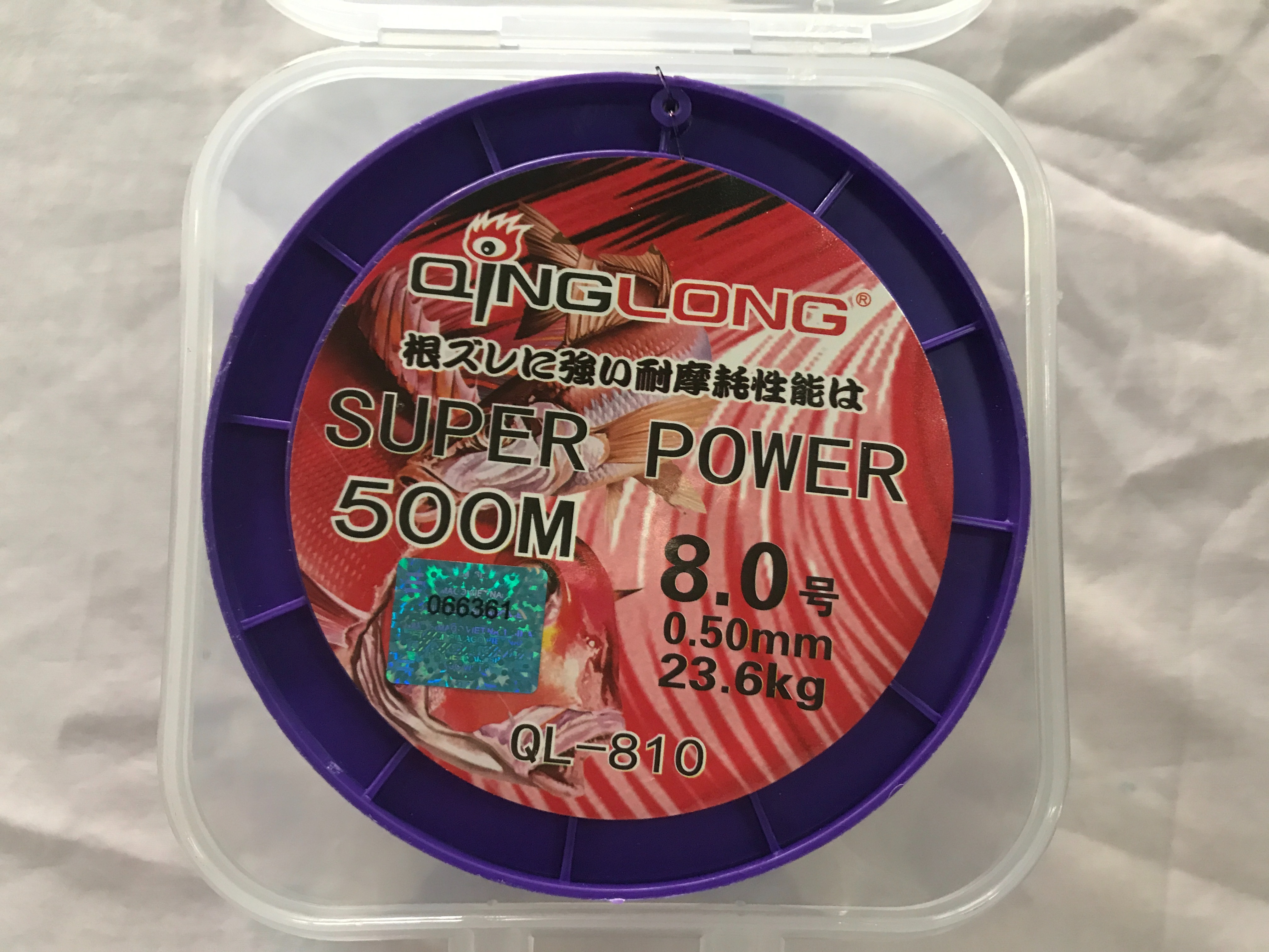 Cước câu săn hàng super đỏ 500m
