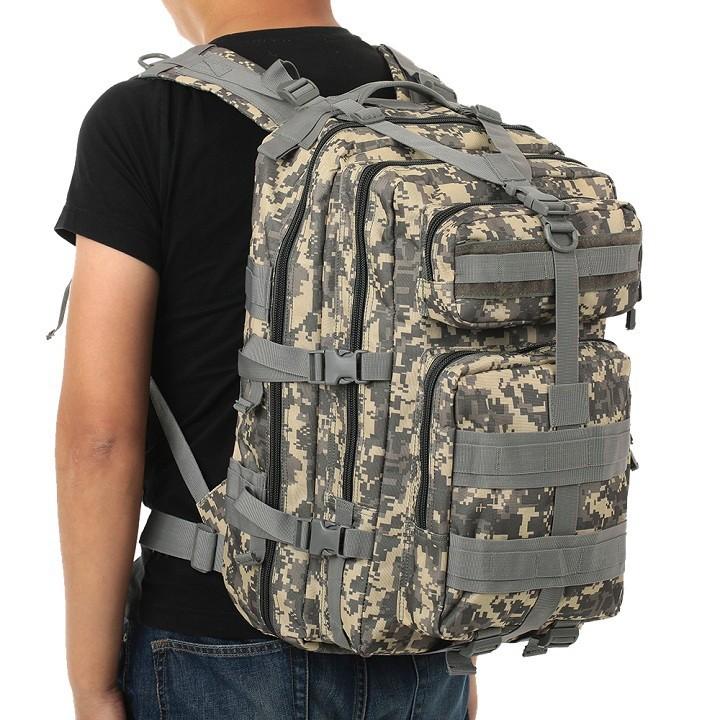 Balo Du Lịch, Ba Lô Phượt, Ba Lô Rằn Ri Quân Đội, Balo Linh Nam Balo chiến thuật 3P Chất liệu Polyester rất bền, thiết kế nhiều ngăn rộng rãi, tiện lợi  Chống Nước Chống Bụi, Tặng phiếu bảo hành 1 năm Toàn quốc