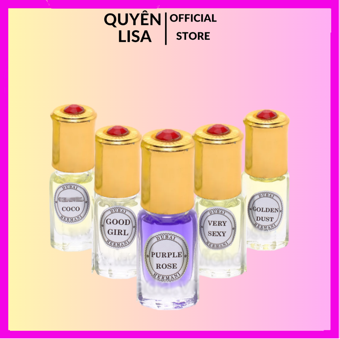Tinh Dầu Nước Hoa Dubai Tinh Dầu Dubai Mini Dạng Lăn 3ml Thơm Lâu Nhỏ Gọn | Tinh Dầu Nước Hoa Chính Hãng Nam Nữ